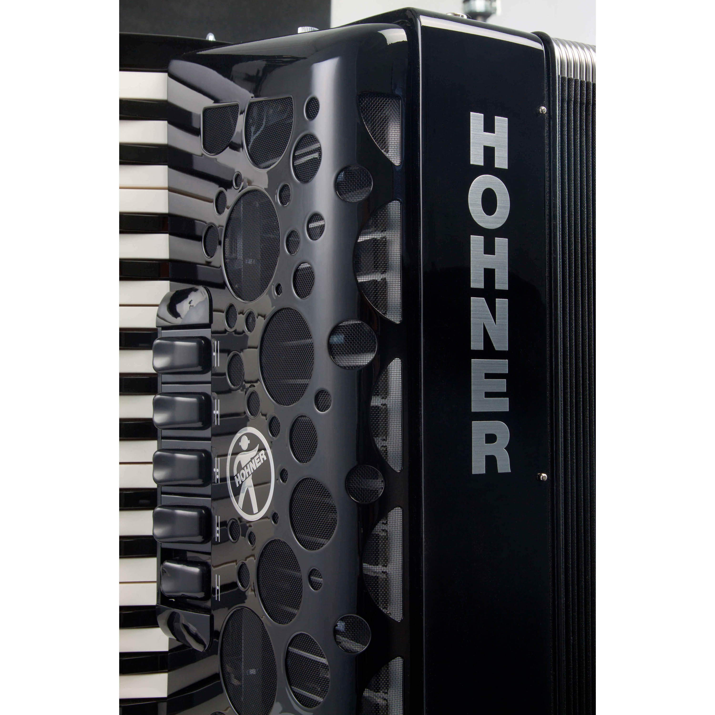 Acordeón hohner Amica forte III 72 - Black foto 4