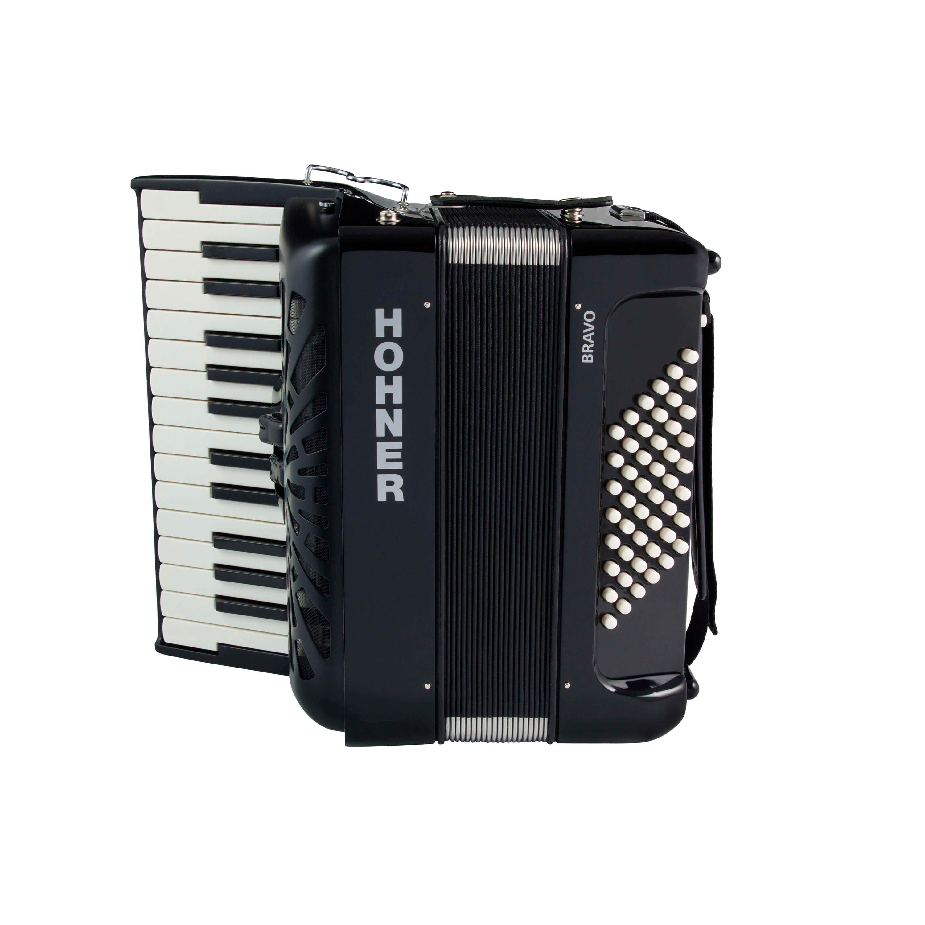 Acordeón Hohner Bravo II 48 A16522 - Black foto 2