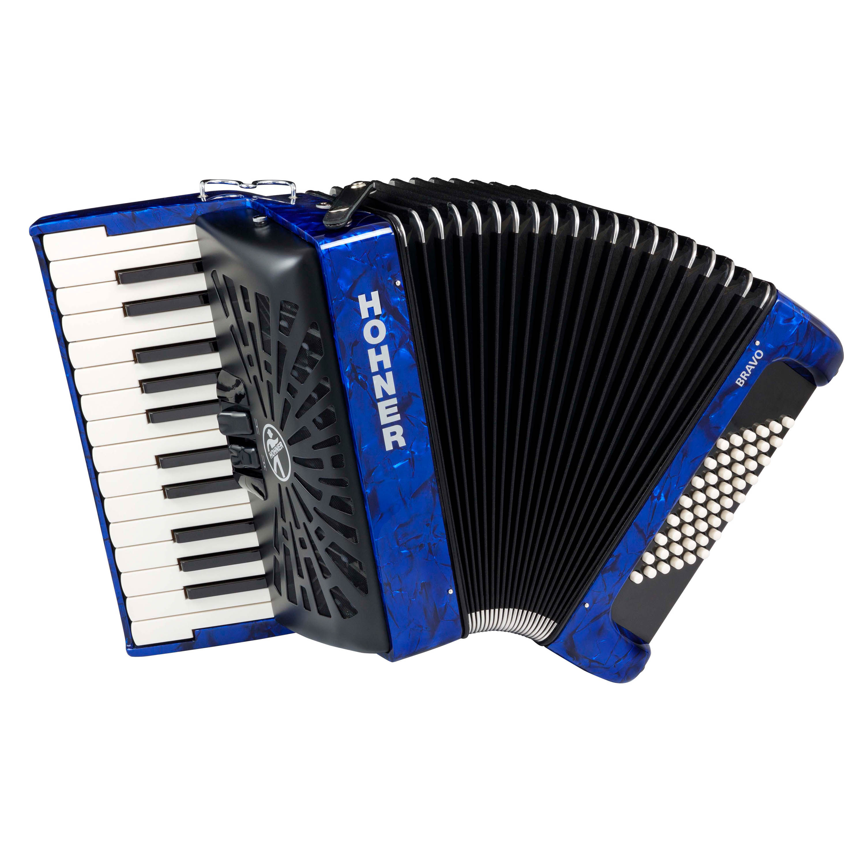 Acordeón Hohner Bravo II 48 A16542 - Deep blue