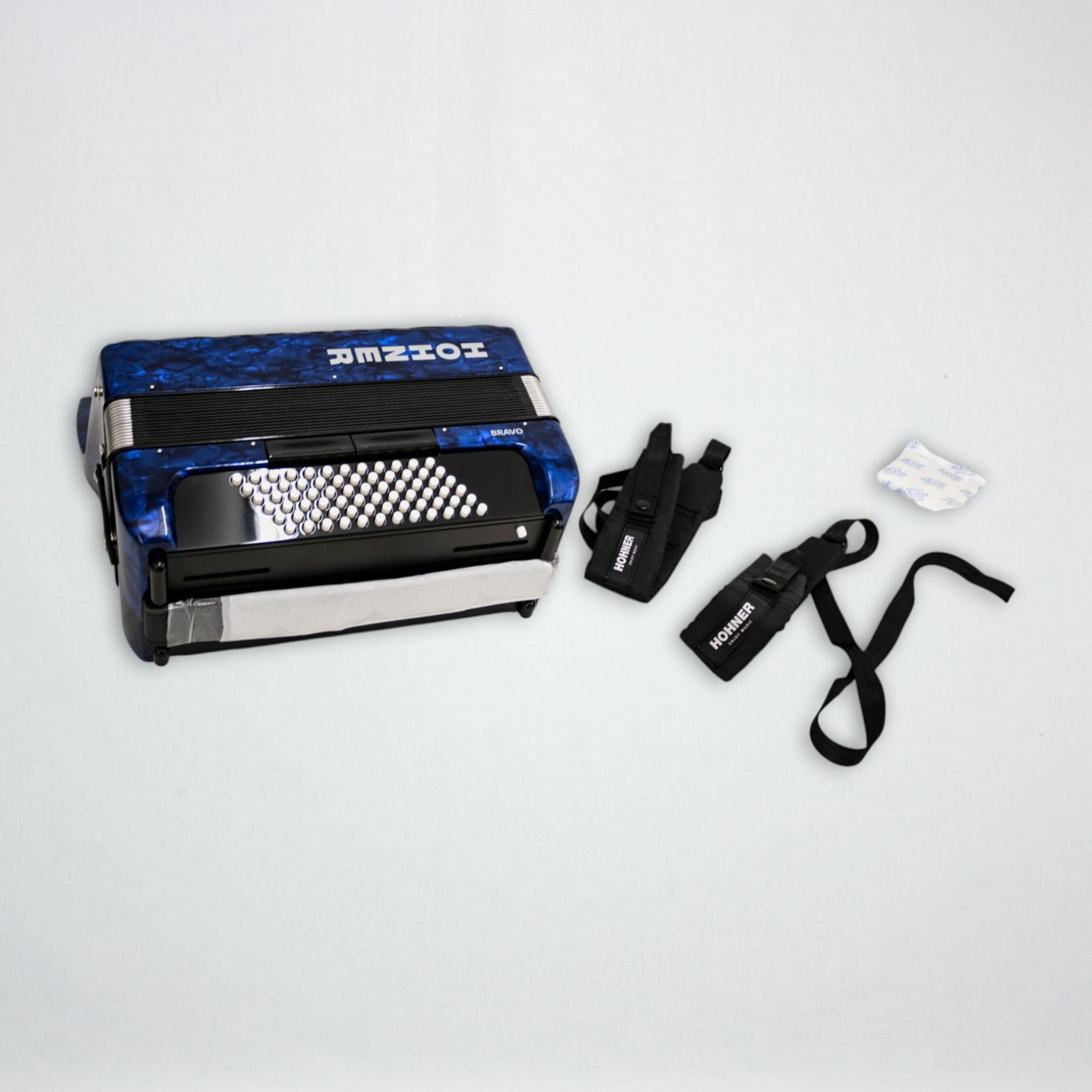Acordeón Hohner Bravo III 72 A16642 - Deep Blue OPENBOX foto 5