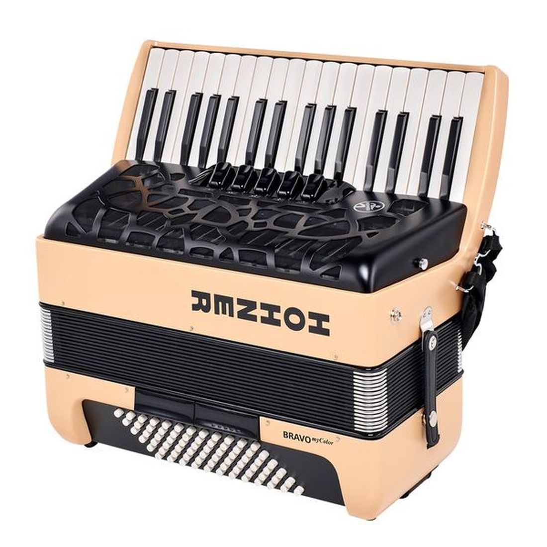 Acordeon Hohner Bravo My Color III 72 A166183 - Earth foto 4