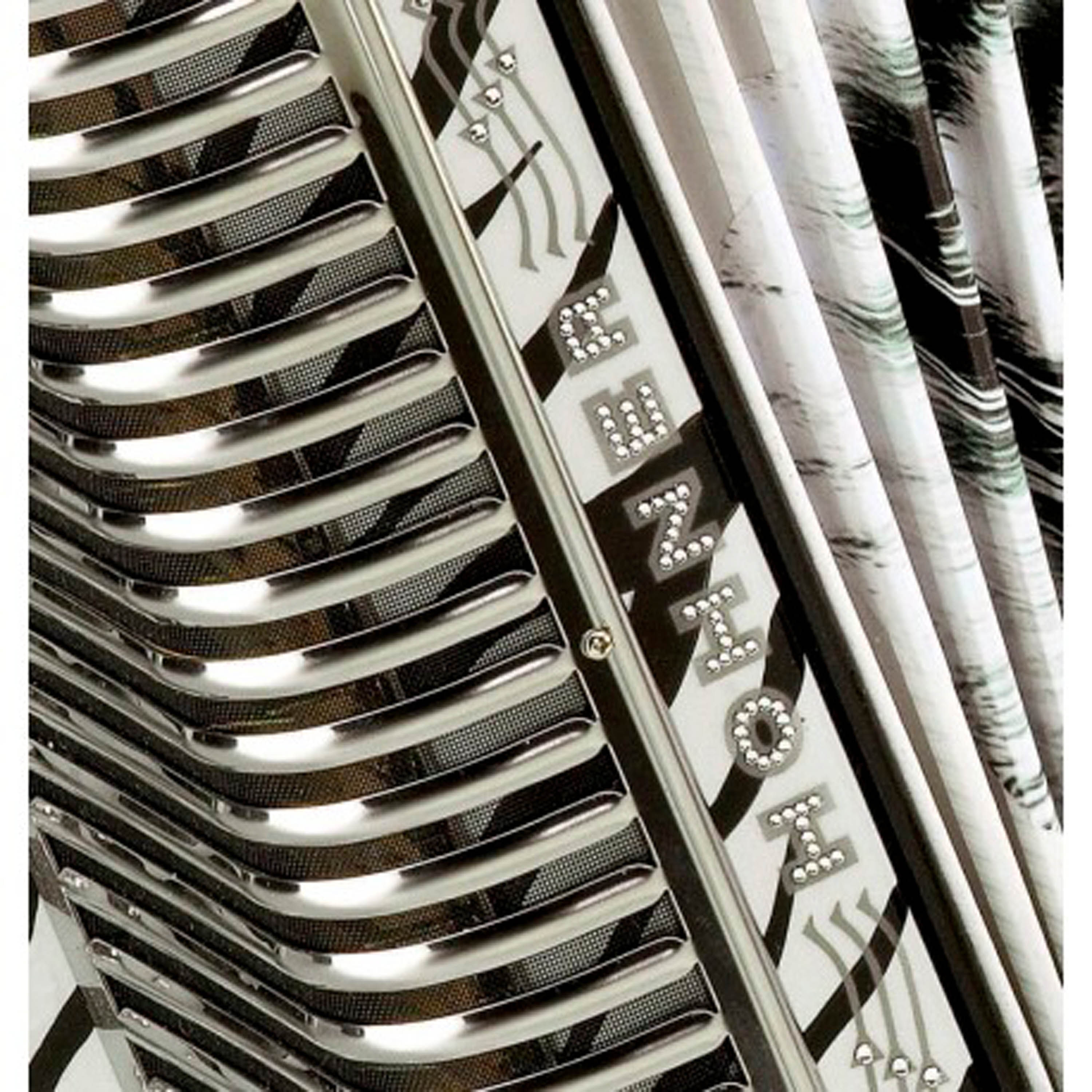Acordeón Hohner Corona II Los Tigres del Norte Fa Sib Mib - White foto 2