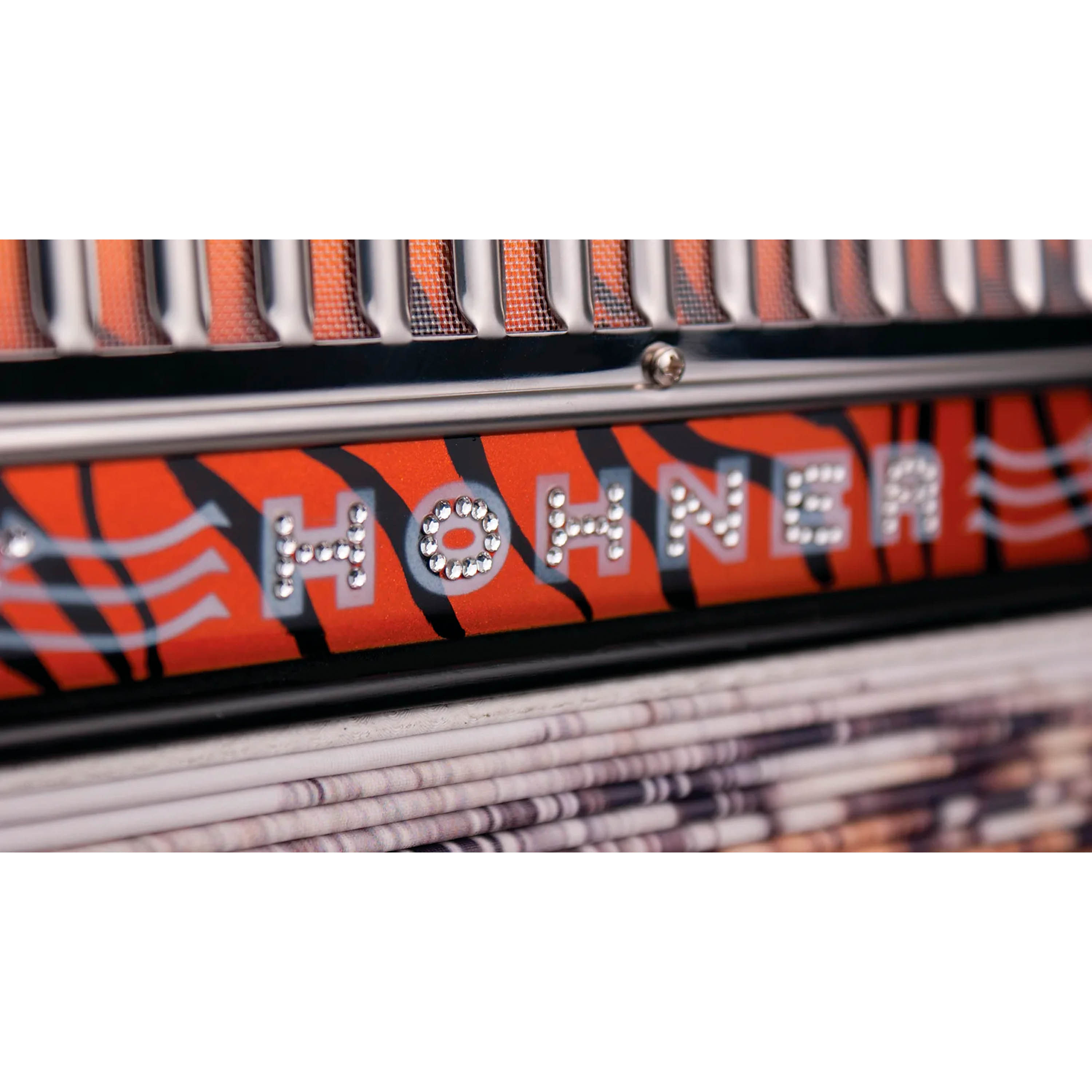 Acordeón Hohner Corona II Los Tigres del Norte - Orange foto 3