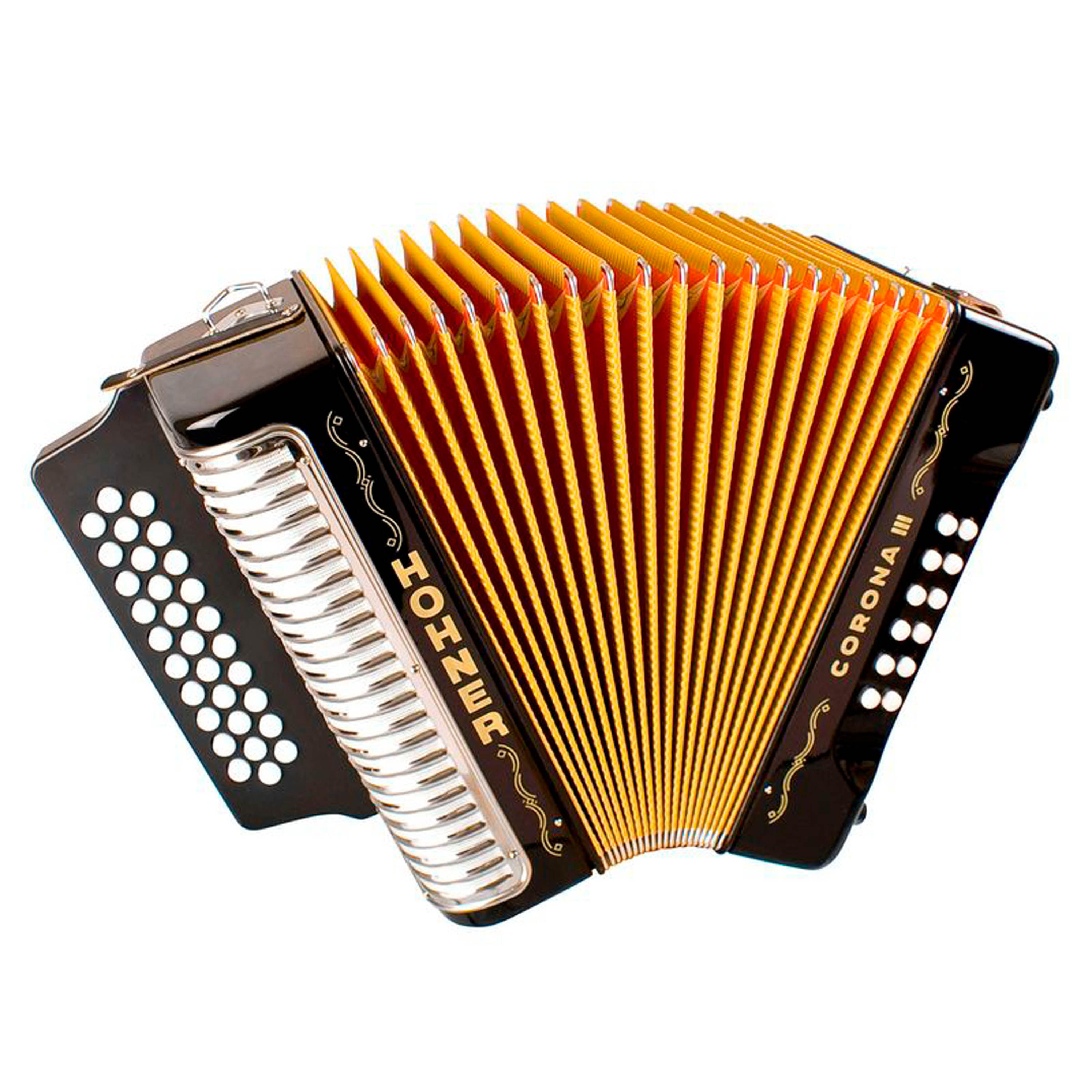 Acordeón Hohner Corona III G/C/F A57211 - Black