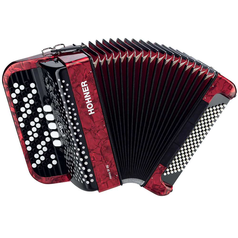 Acordeón Hohner Nova III 96 A4173 - Rojo