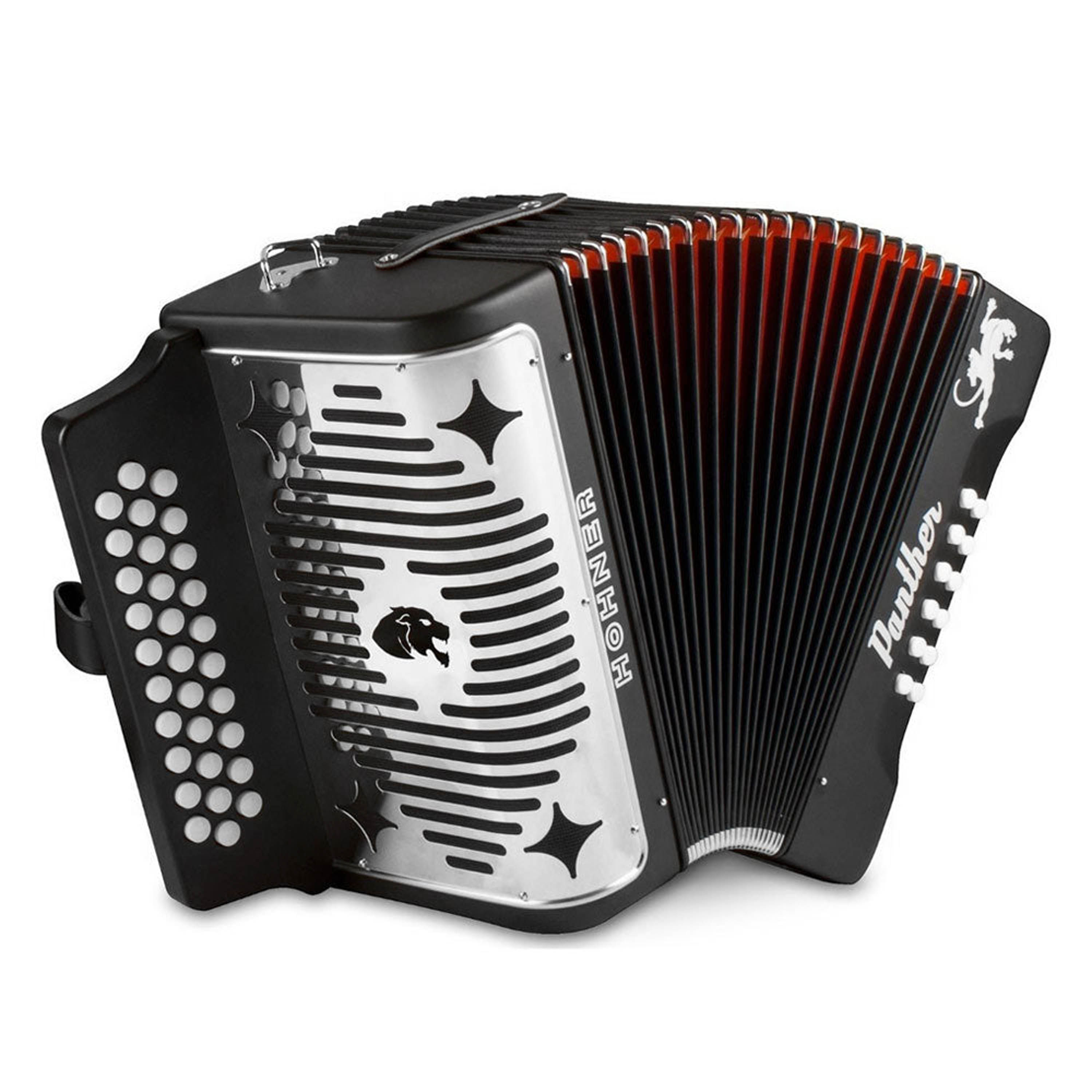 Acordeón hohner Panther II - Black