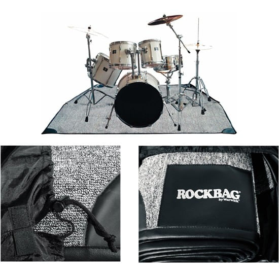 Alfombra para batería Rockbag RB22201B - 200x200 cm