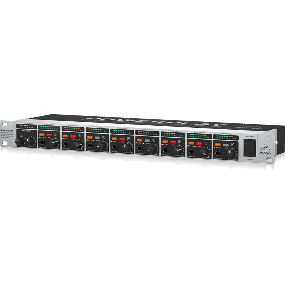 Amplificador De Audifonos Behringer HA8000 - 8CH