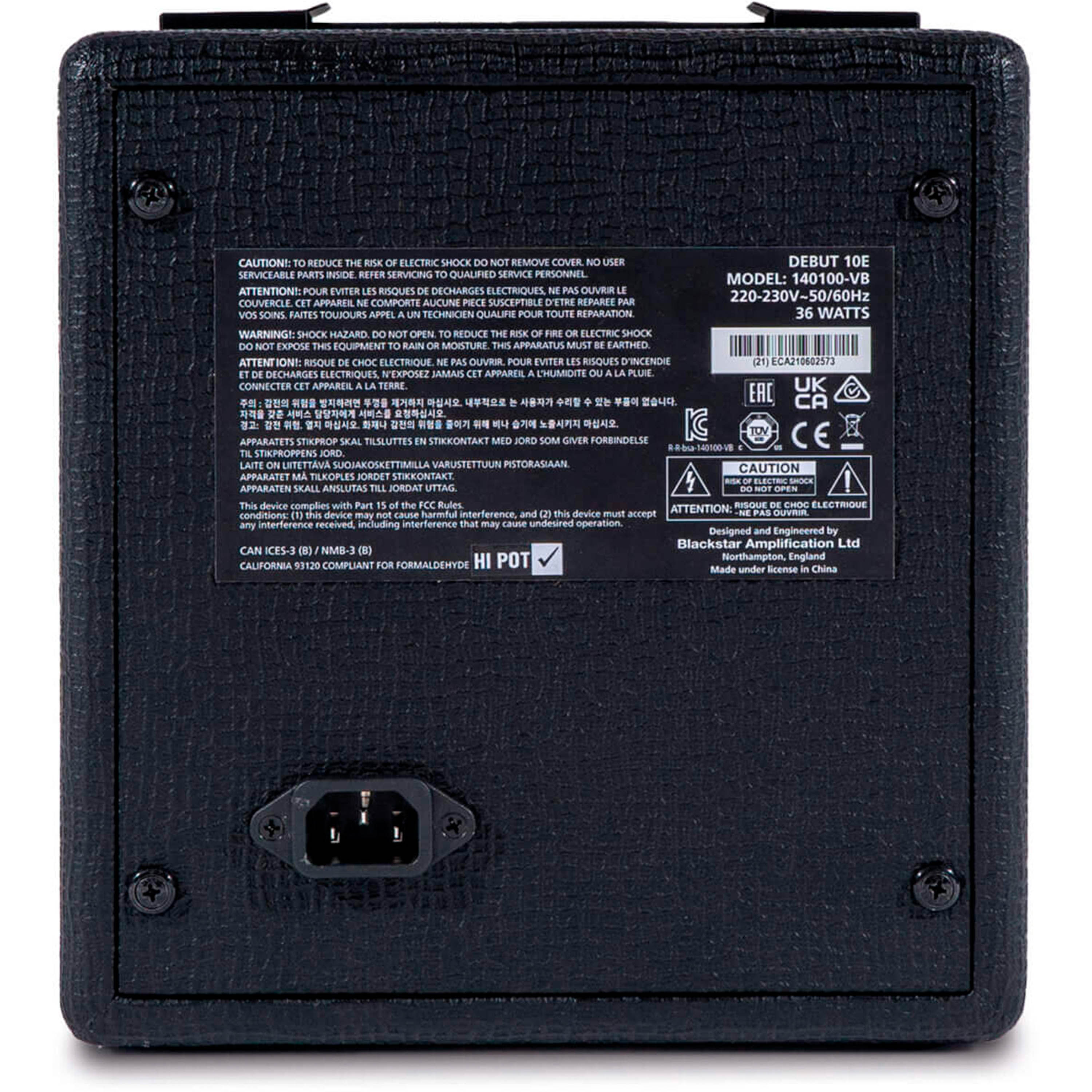 Amplificador de guitarra Blackstar Debut 10E - Black foto 5