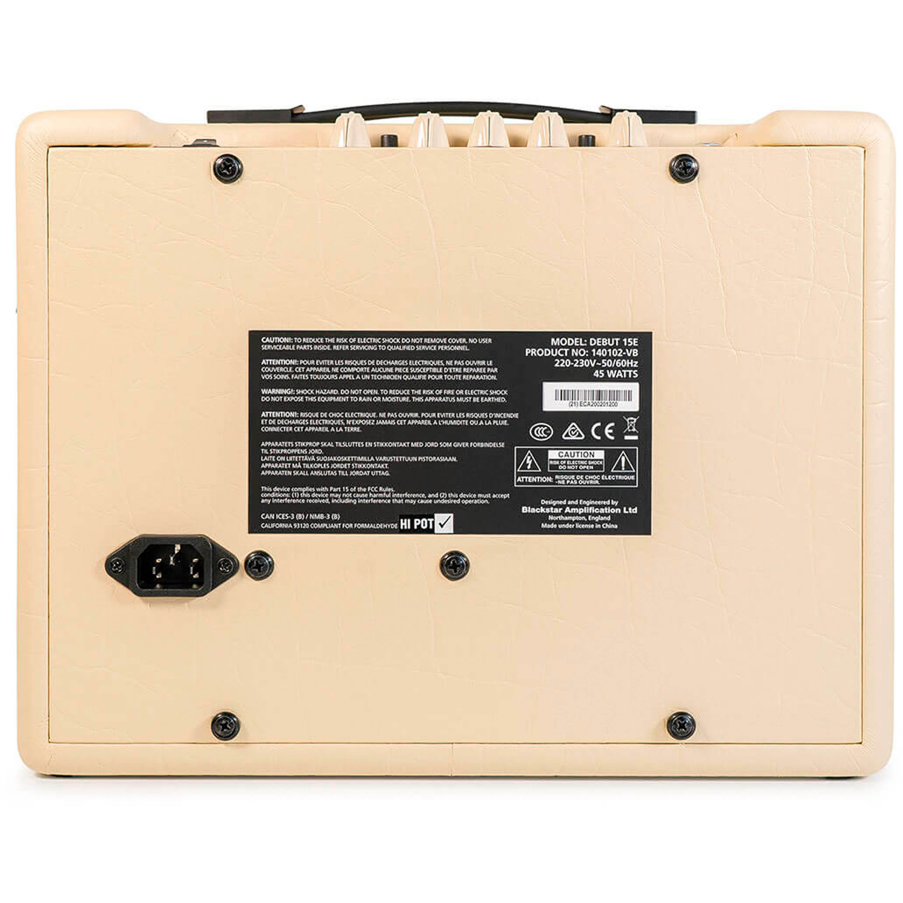 Amplificador de guitarra Blackstar Debut 15E - Cream foto 4