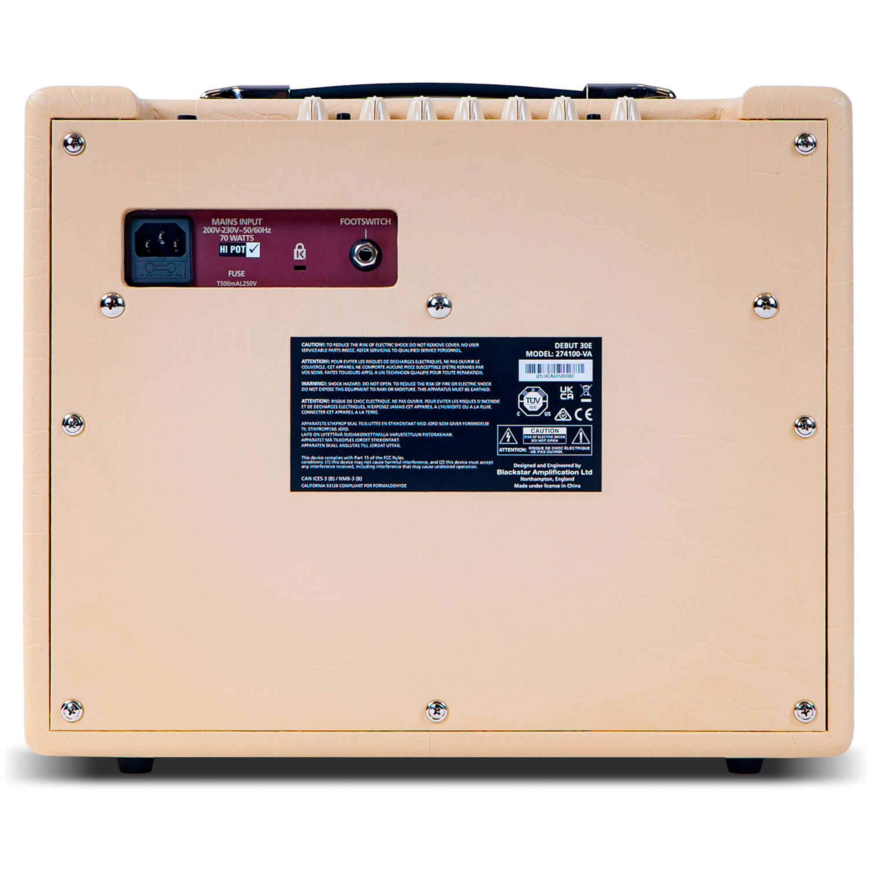 Amplificador de guitarra Blackstar Debut 30E - Cream foto 5