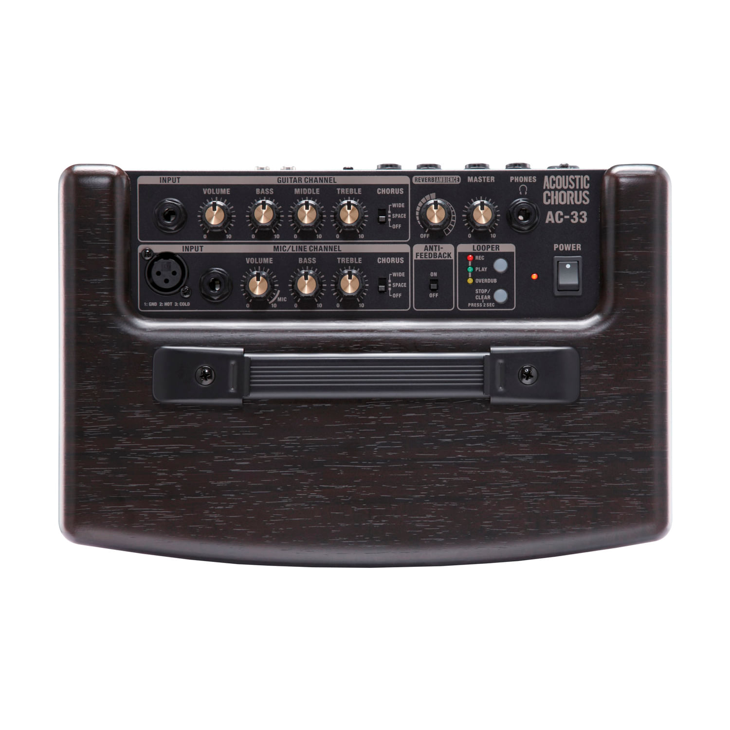 Amplificador de guitarra Roland AC-33 - 30W Acústico foto 4