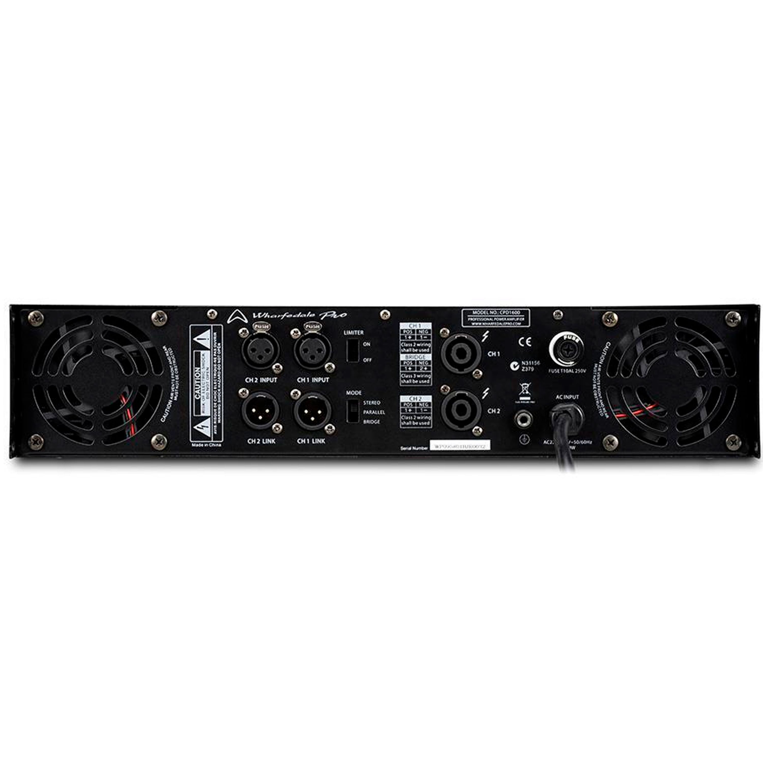 Amplificador de potencia Wharfedale CDP 1000 foto 2