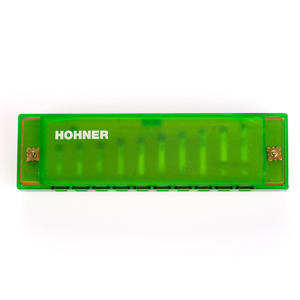 Armónica Diatónica En C Hohner Translucent M5253 - Verde foto 2