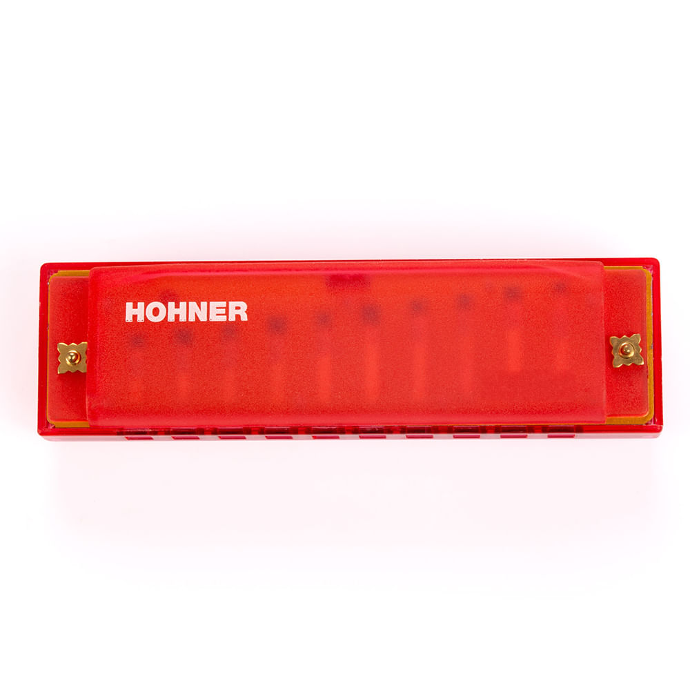 Armónica Diatónica En C Hohner Translucent M5254 - Rojo foto 2