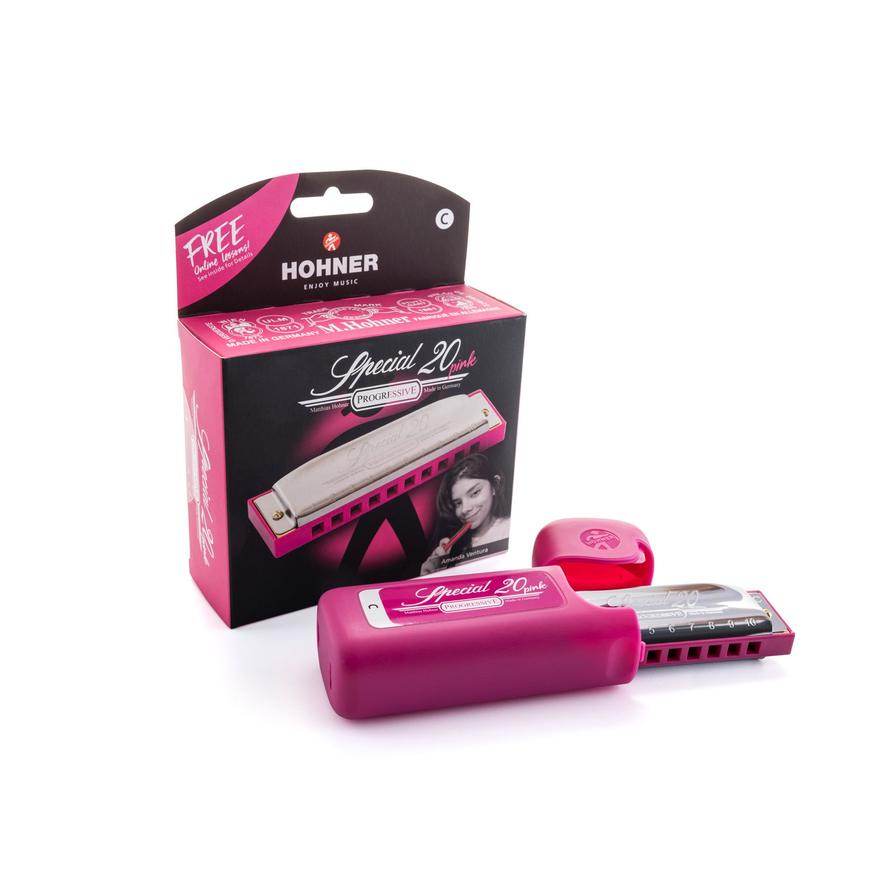 Armónica Hohner C Special 20 pink edition - M568016P foto 2