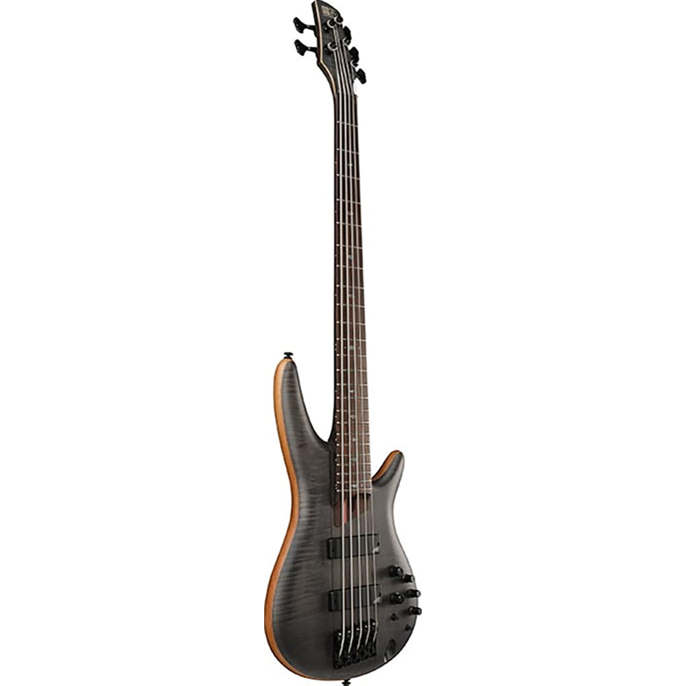 Bajo Eléctrico 5 Cuerdas Ibanez SR Premium SR1455DW - Transparent Gray Flat foto 4