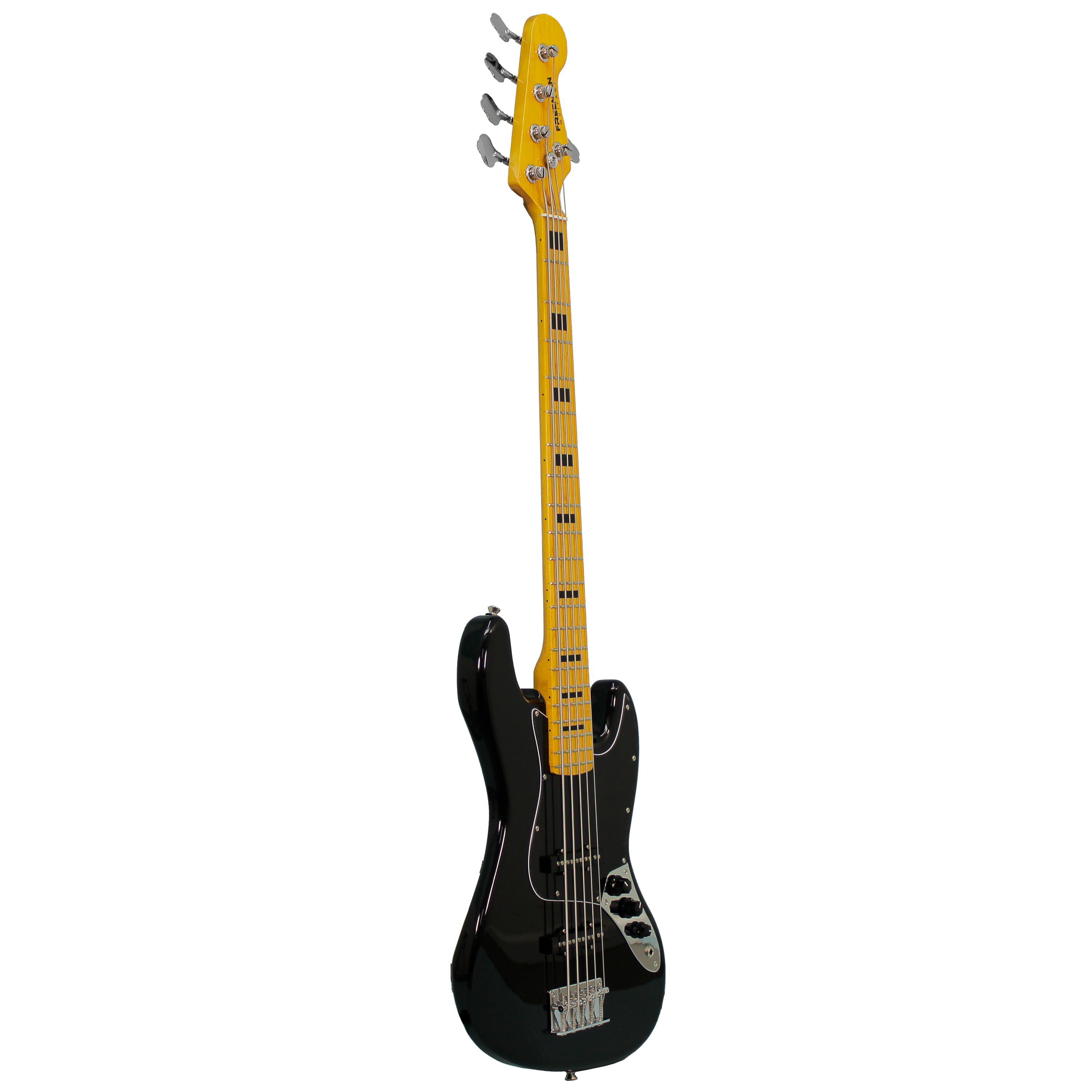 Bajo Eléctrico 5 Cuerdas Freeman Jazz Bass JB5MP - Negro foto 2