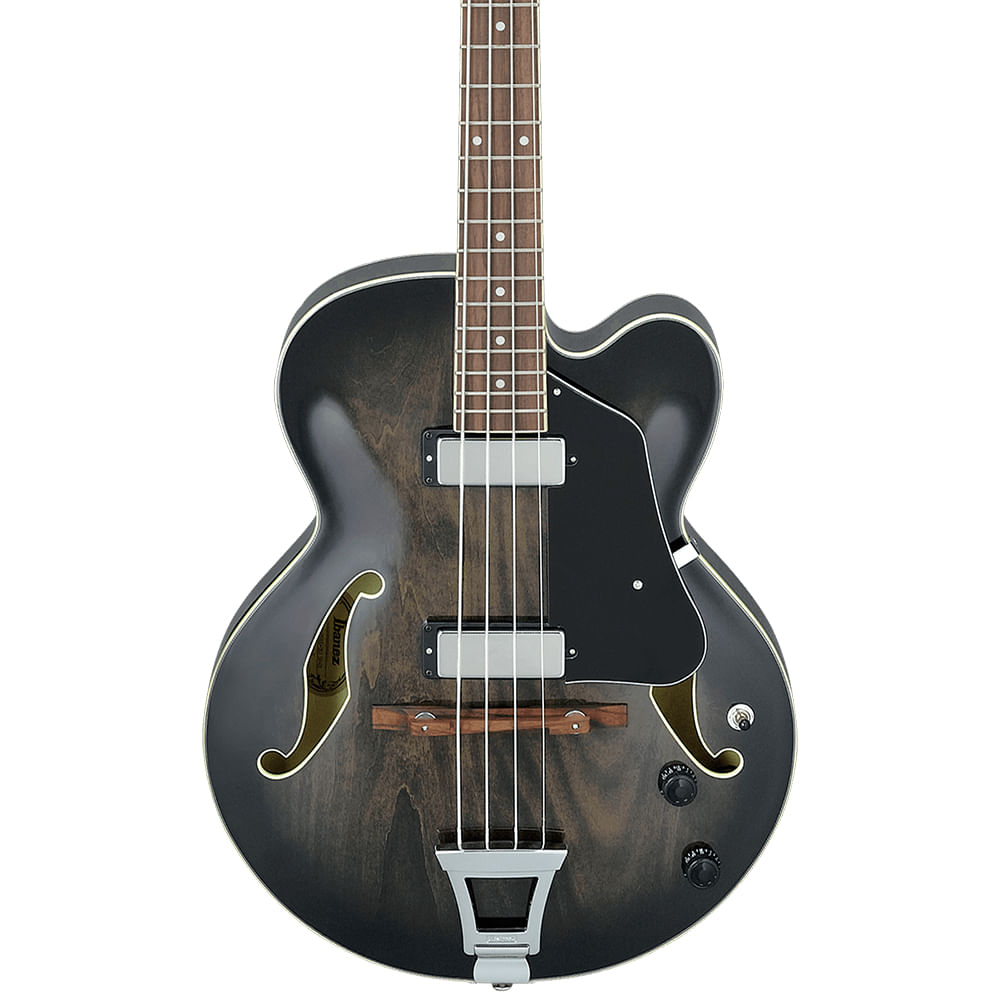 Bajo Eléctrico Hollow Body Ibanez AFB200 TKS - Transparent Black Sunburst foto 2