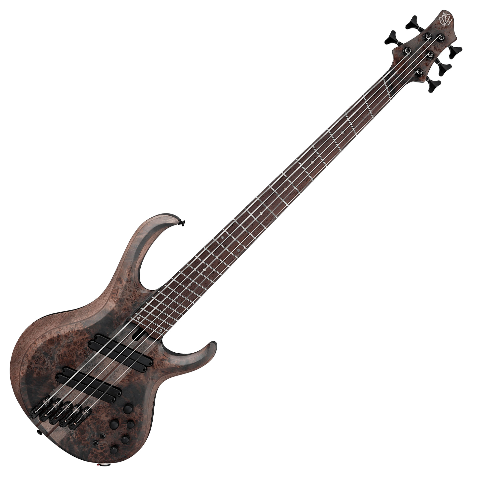 Bajo eléctrico Ibanez BTB805MS - Transparent Gray Flat