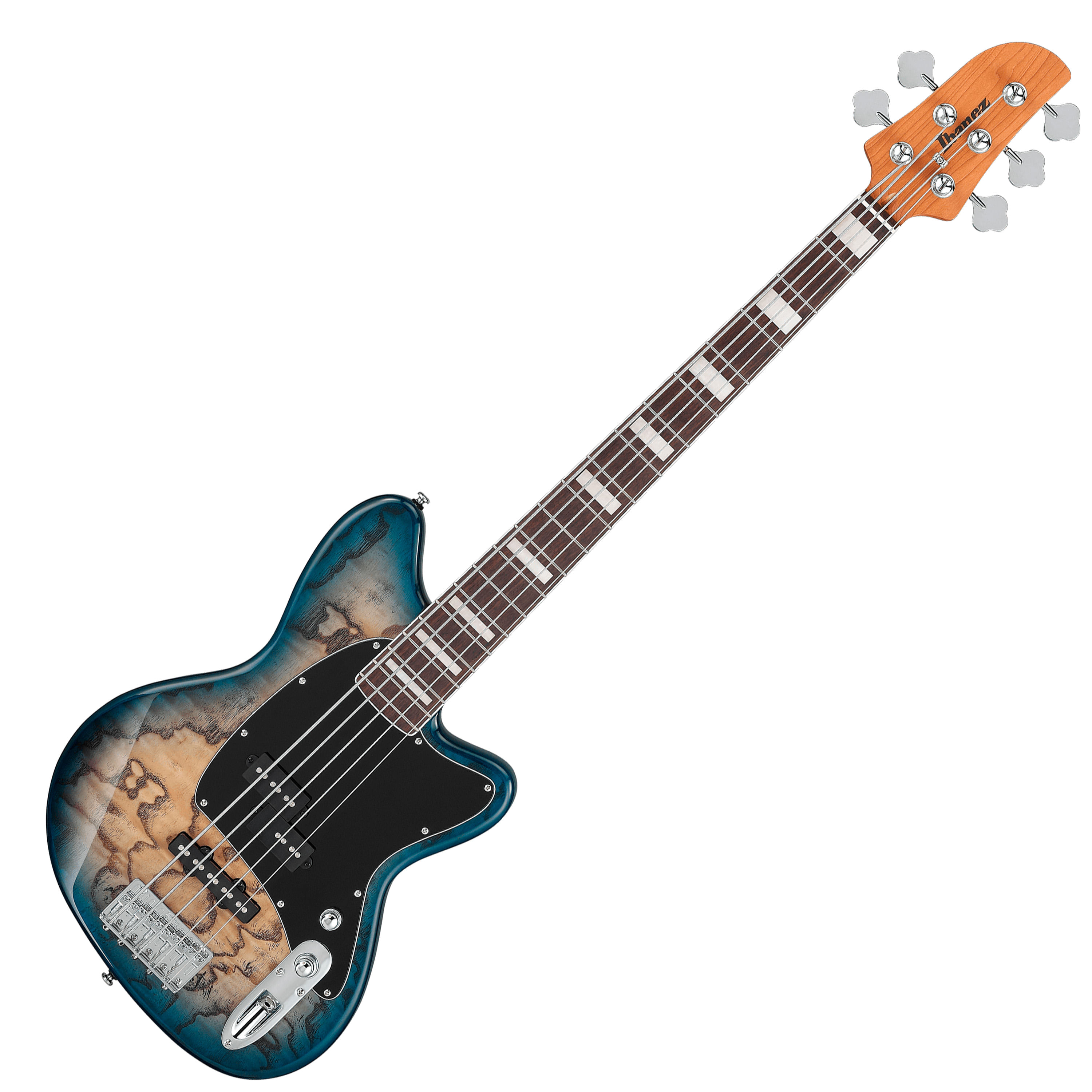 Bajo eléctrico Ibanez TMB405TA color Cosmic Blue Starburst