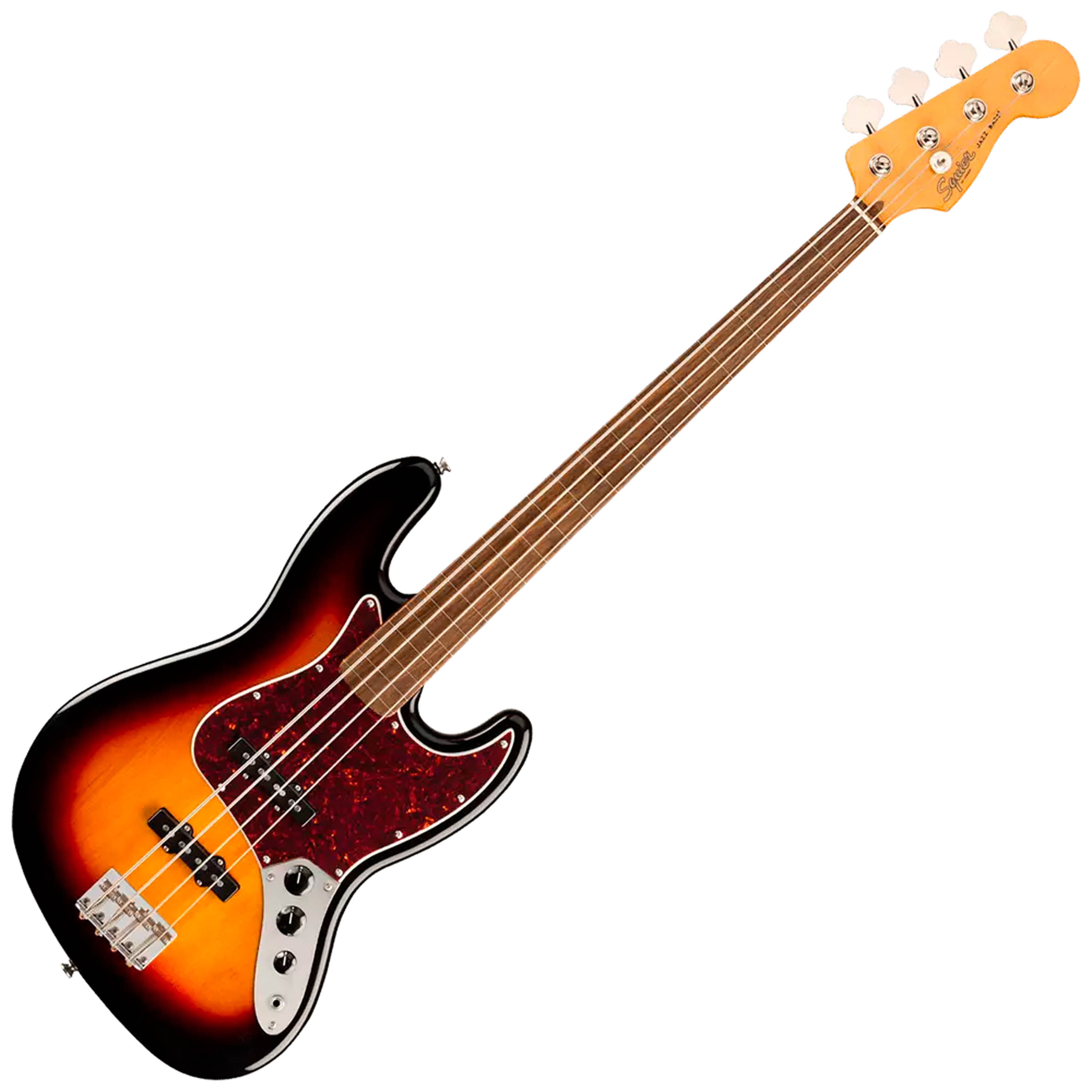 Bajo eléctrico Squier Classic Vibe 60´s Jazz Bass Fretless Laurel - 3 colors Sunburst