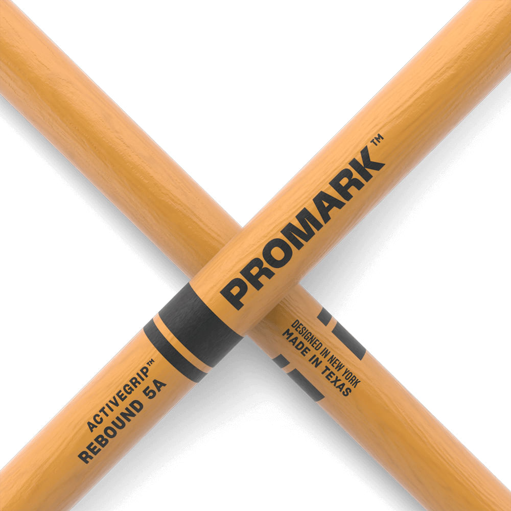 Baqueta Punta Madera Promark 5A ActiveGrip R5AAGC foto 5