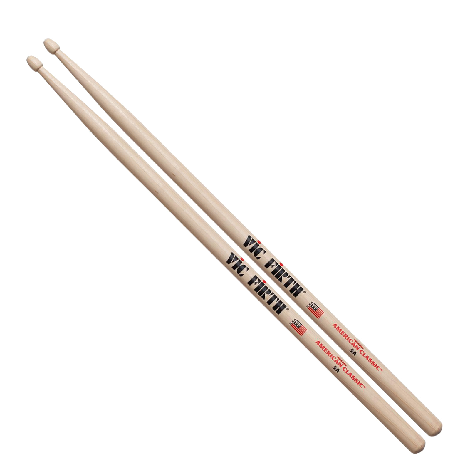 Baqueta Vic Firth 5A - punta de madera