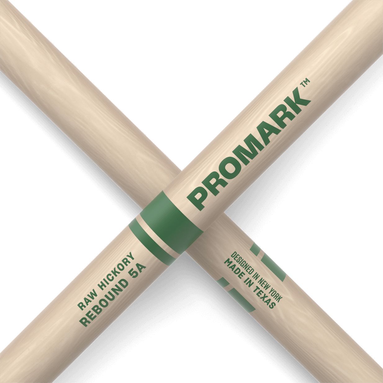 Baquetas ProMark 5A punta de madera Rebound Raw Hickory foto 3