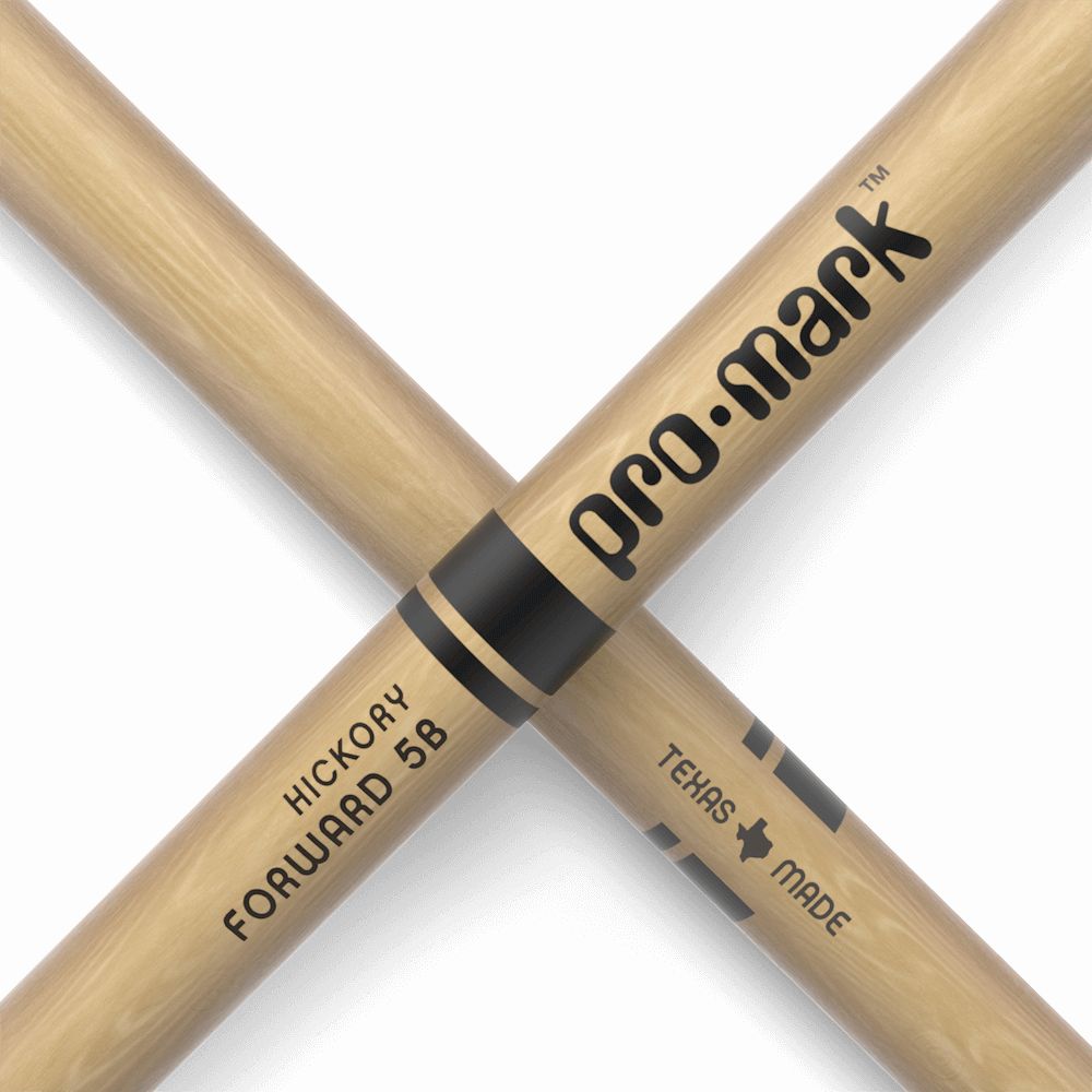 Baquetas ProMark 5B punta de nylon Forward Hickory foto 2