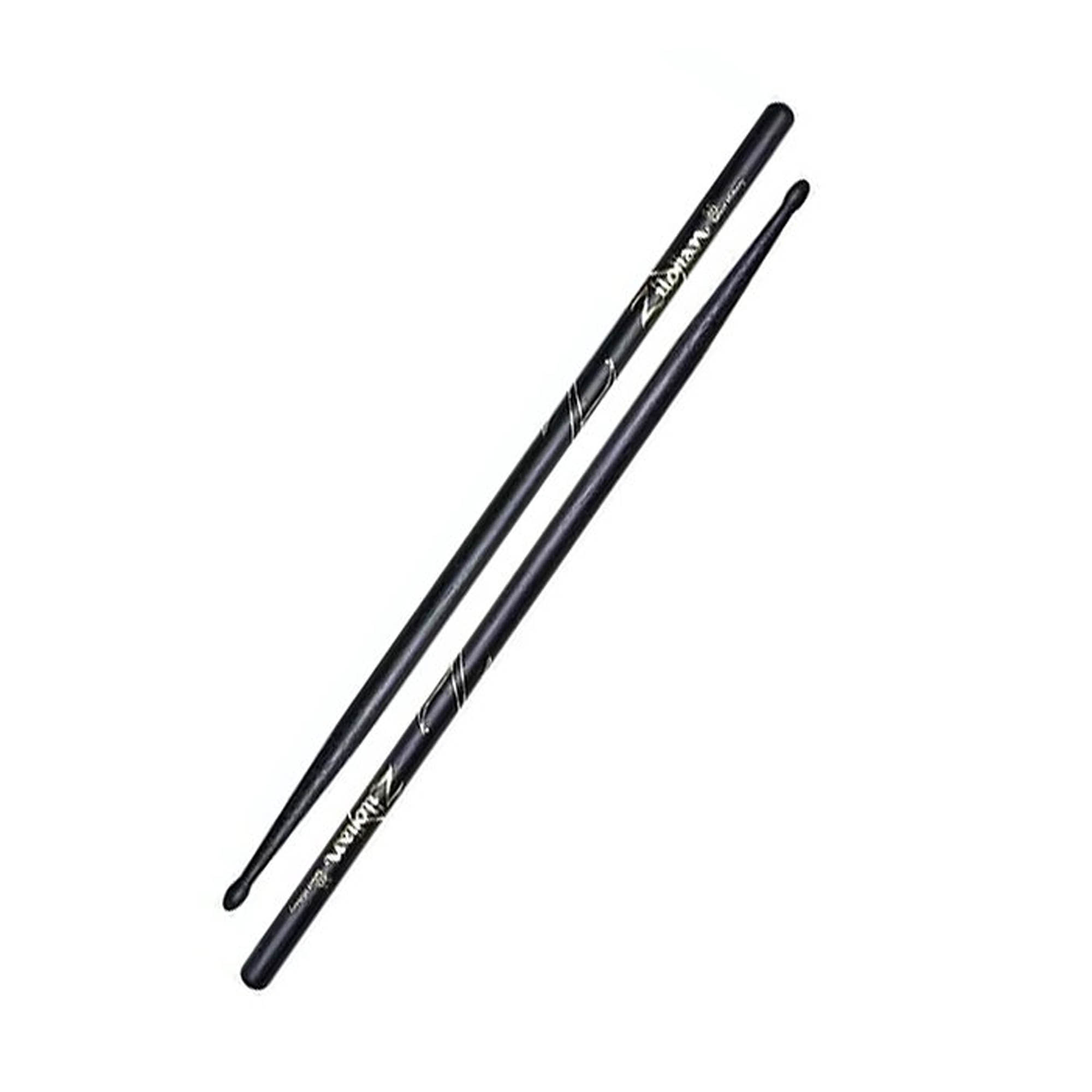 Baquetas Zildjian 5A Z5AB punta de madera negras