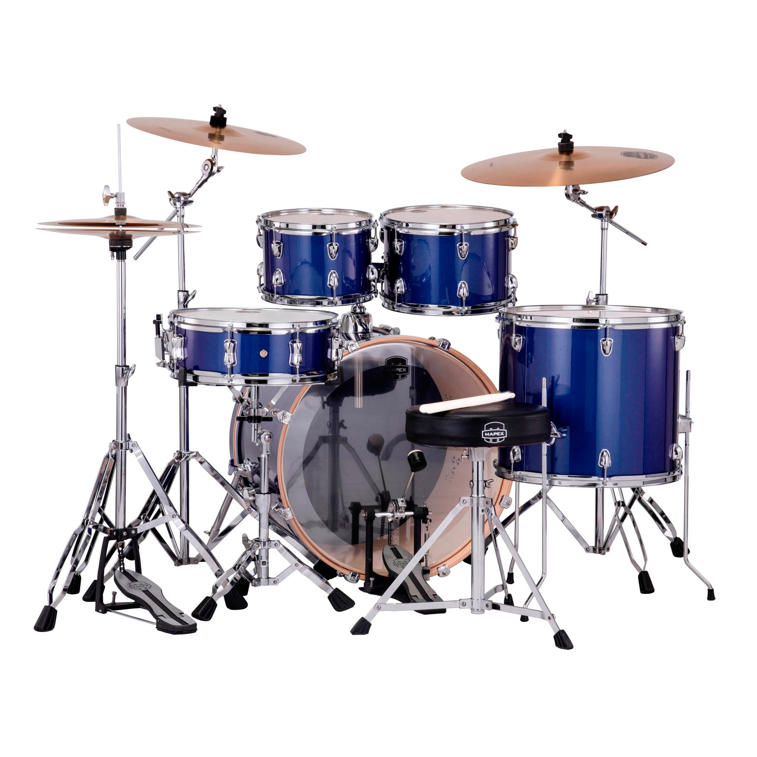 Batería acústica Mapex Serie Venus VE5295FTCVI - Blue Sky Sparkle foto 3