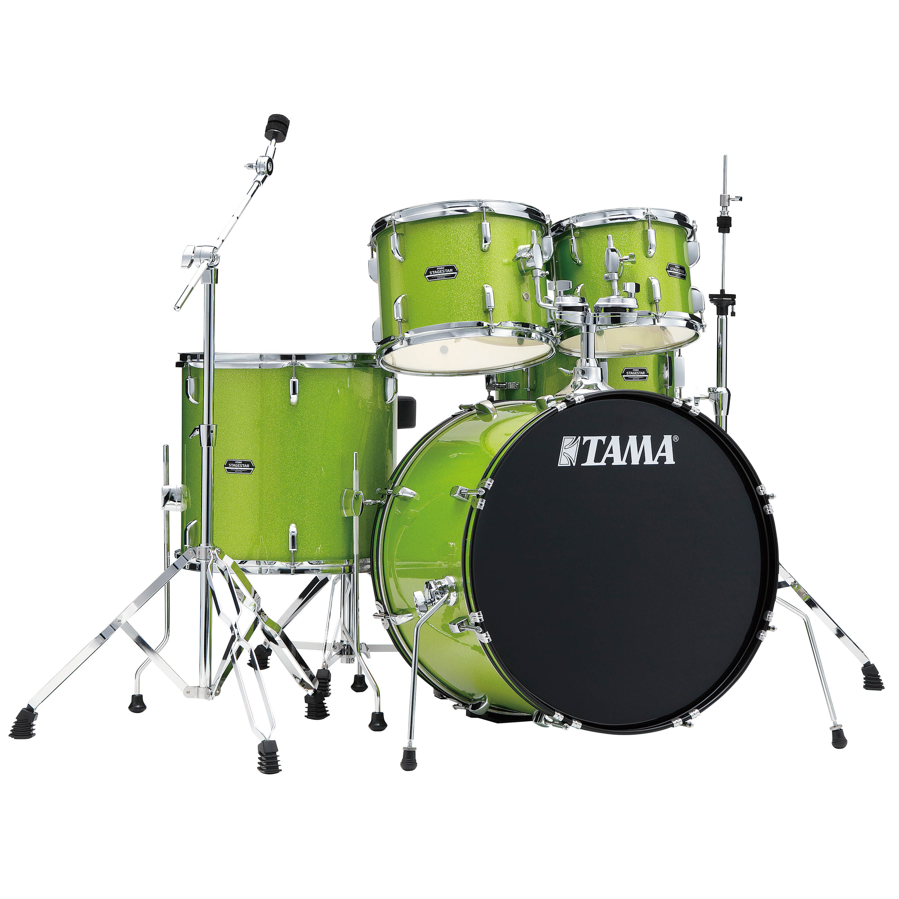 Batería acústica TAMA Stagestar ST52H5 5 piezas - Lime Green Sparkle