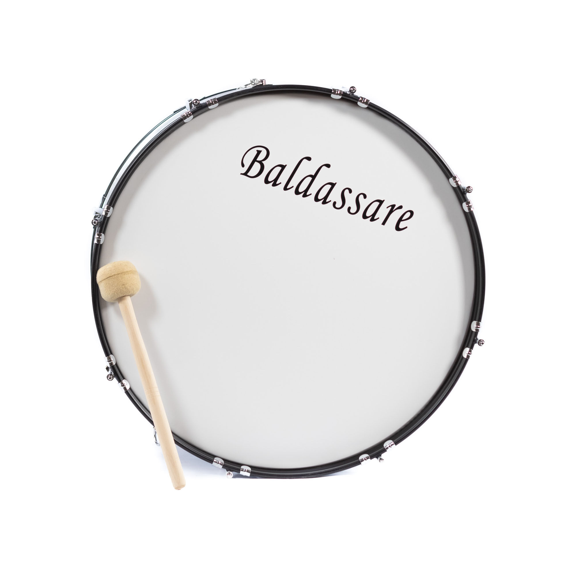 Bombo de marcha Baldassare DM2210 - 22 x 10 pulgadas - blanco