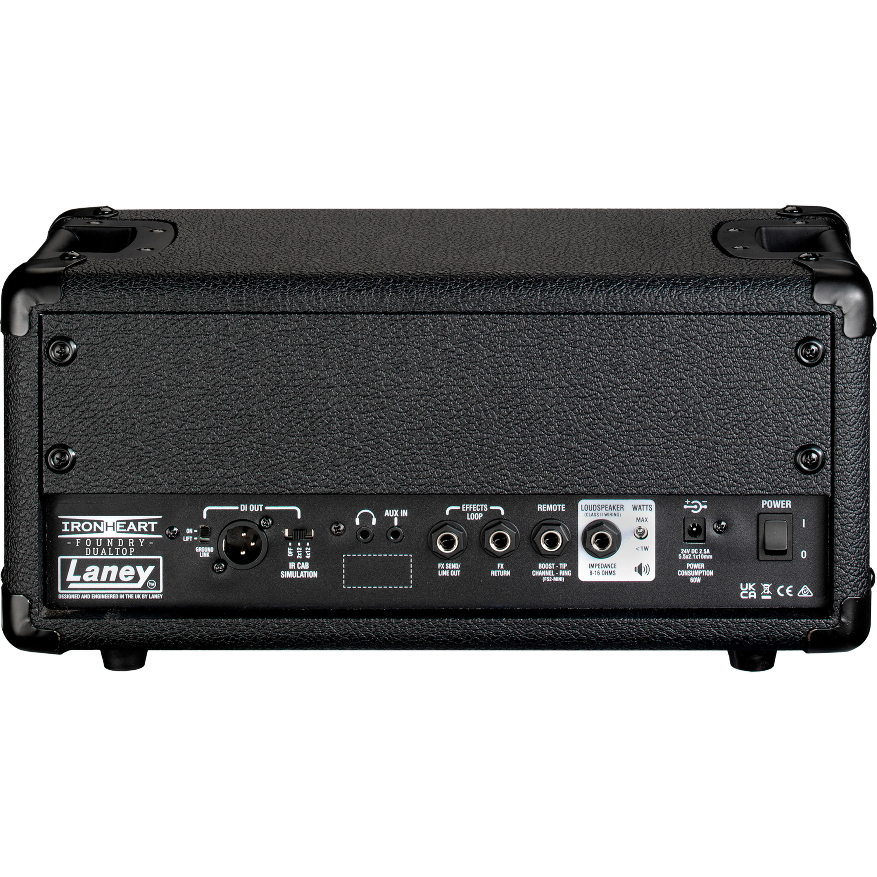 Cabezal de guitarra Laney Irf Dualtop foto 4