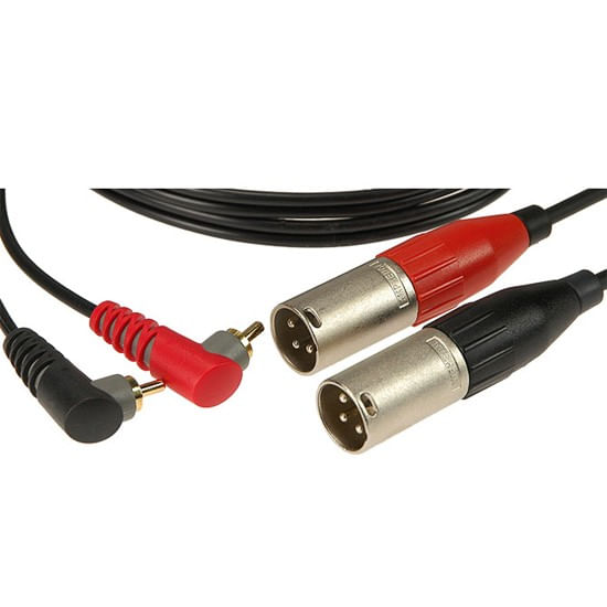 Cable de audio Klotz AT-CAM0100 RCA (x2) - XLR macho (x2) Amphenol 1 metro