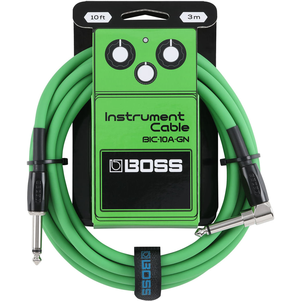 Cable De Instrumento Boss BIC-10A-GN - 3 Mts