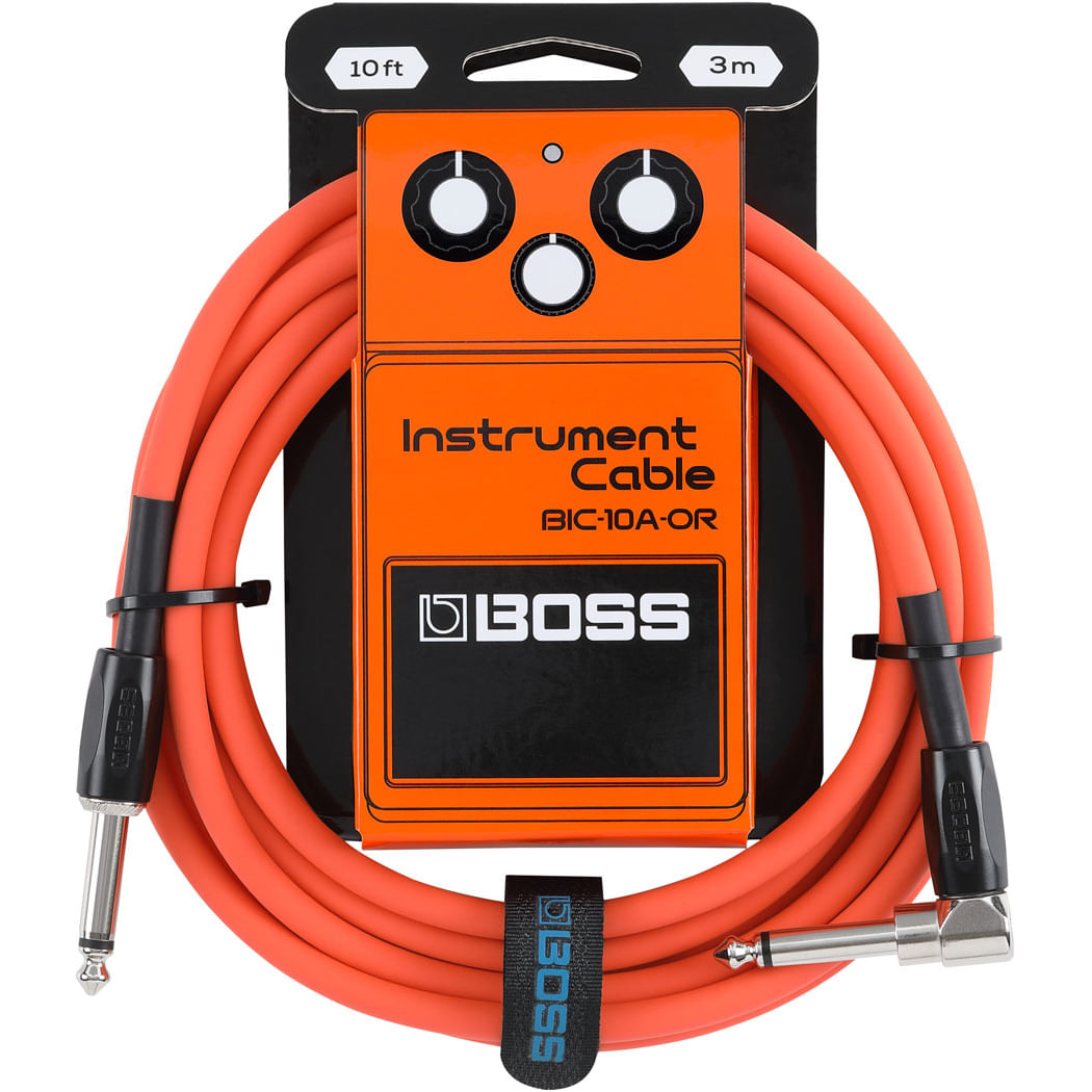 Cable De Instrumento Boss BIC-10A-OR - 3 Mts