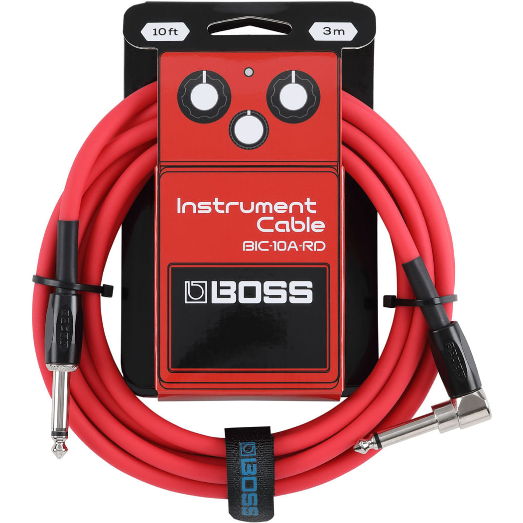 Cable De Instrumento Boss BIC-10A-RD - 3 Mts