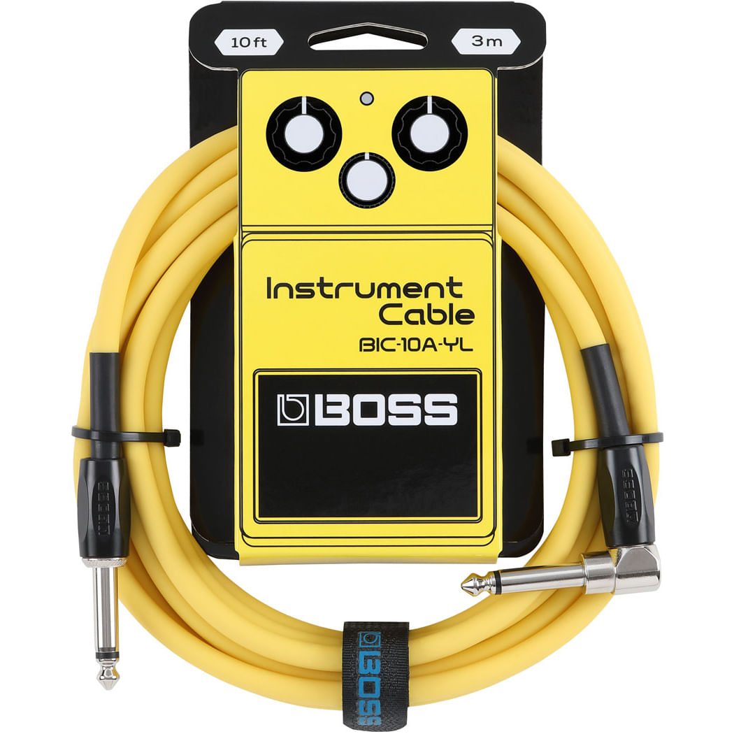 Cable De Instrumento Boss BIC-10A-YL - 3 Mts