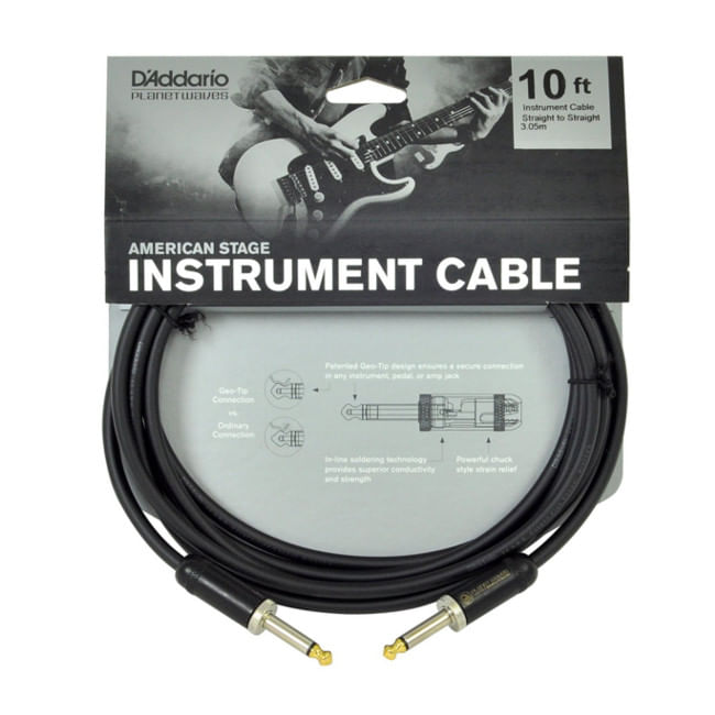 Cable de instrumento Daddario PWAMSG10 - 3 metros