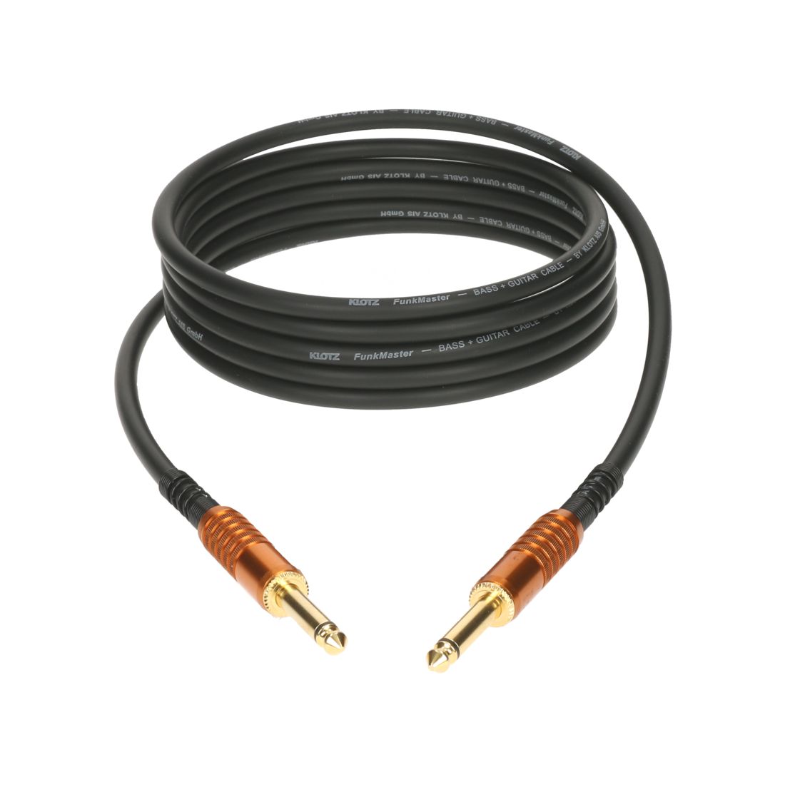 Cable de instrumento Klotz FunkMaster 1/4 a 1/4 rectos 6m - TM-0600