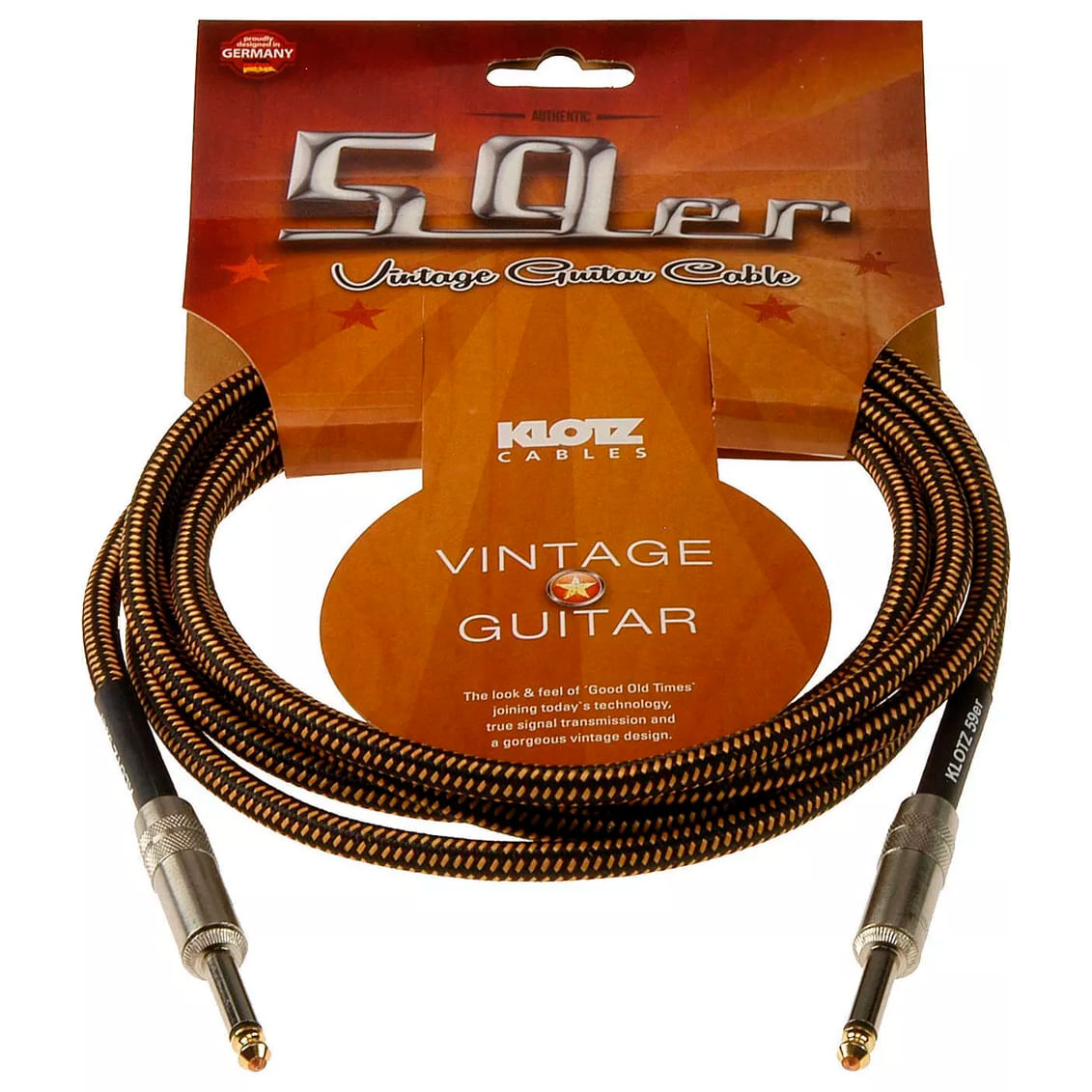Cable De Instrumento Vintage Klotz Vin-0600 6m