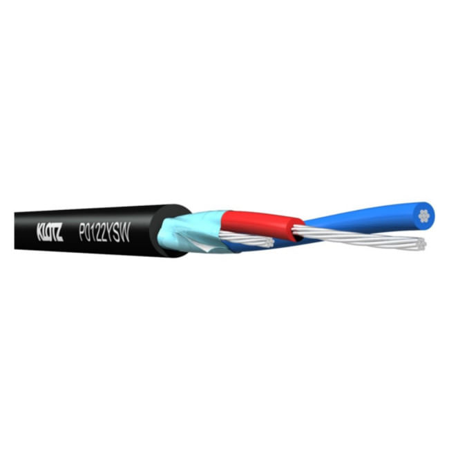 Cable de micrófono Klotz en rollo para instalación P0122YSW.A - 100 metros