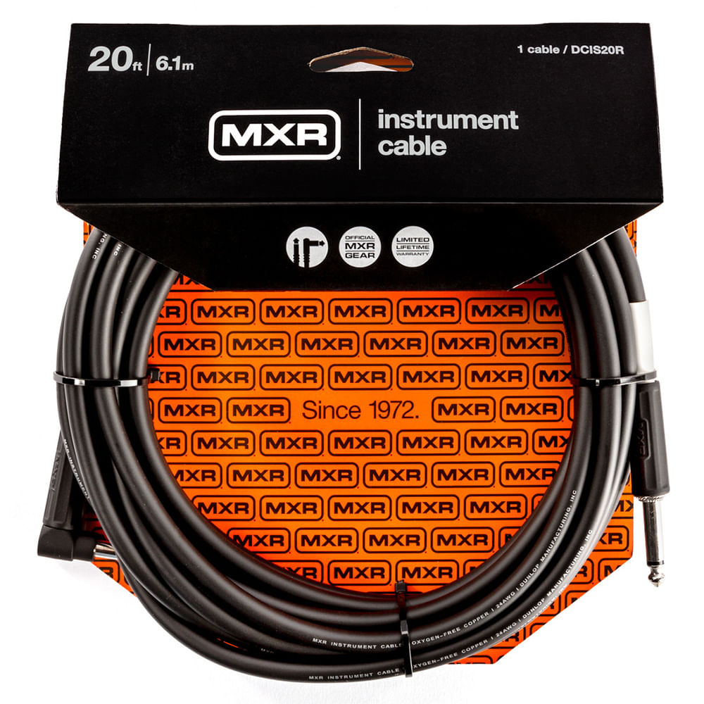 Cable Instrumento MXR Standard Series DCIS20R - 6m