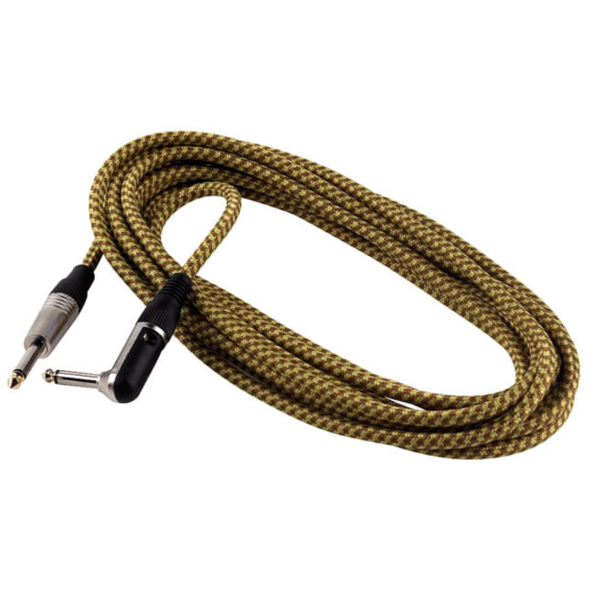 Cable instrumento Rockcable RCL30253 TC - dorado - 3 metros