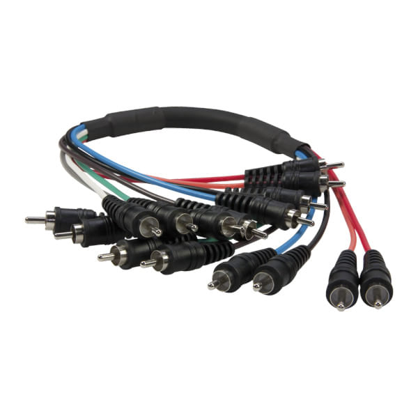 Cable Multi RCA M / Multi RCA M Reloop, 0.5 mts