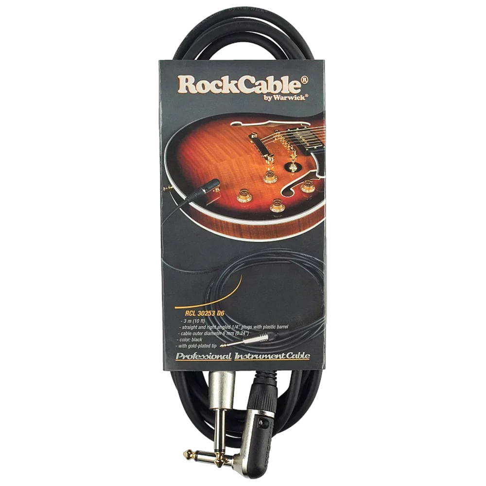 Cable Para Instrumento RockCable RCL 30253 D6 - 3m foto 3