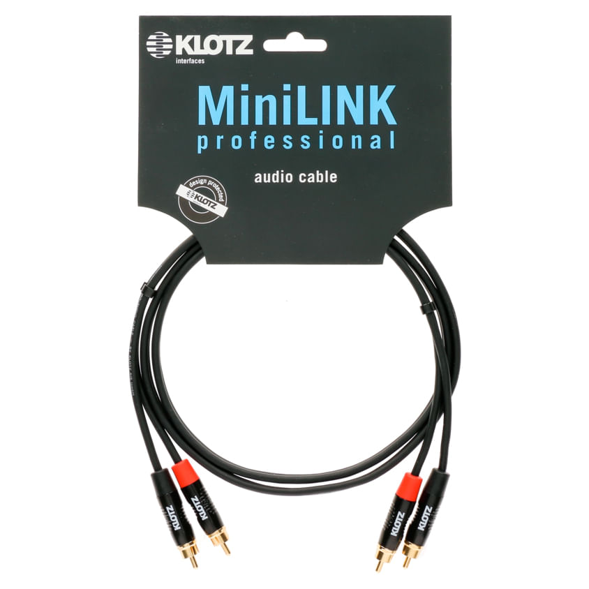 Cable stereo RCA a RCA Klotz  KT-CC090 90cm