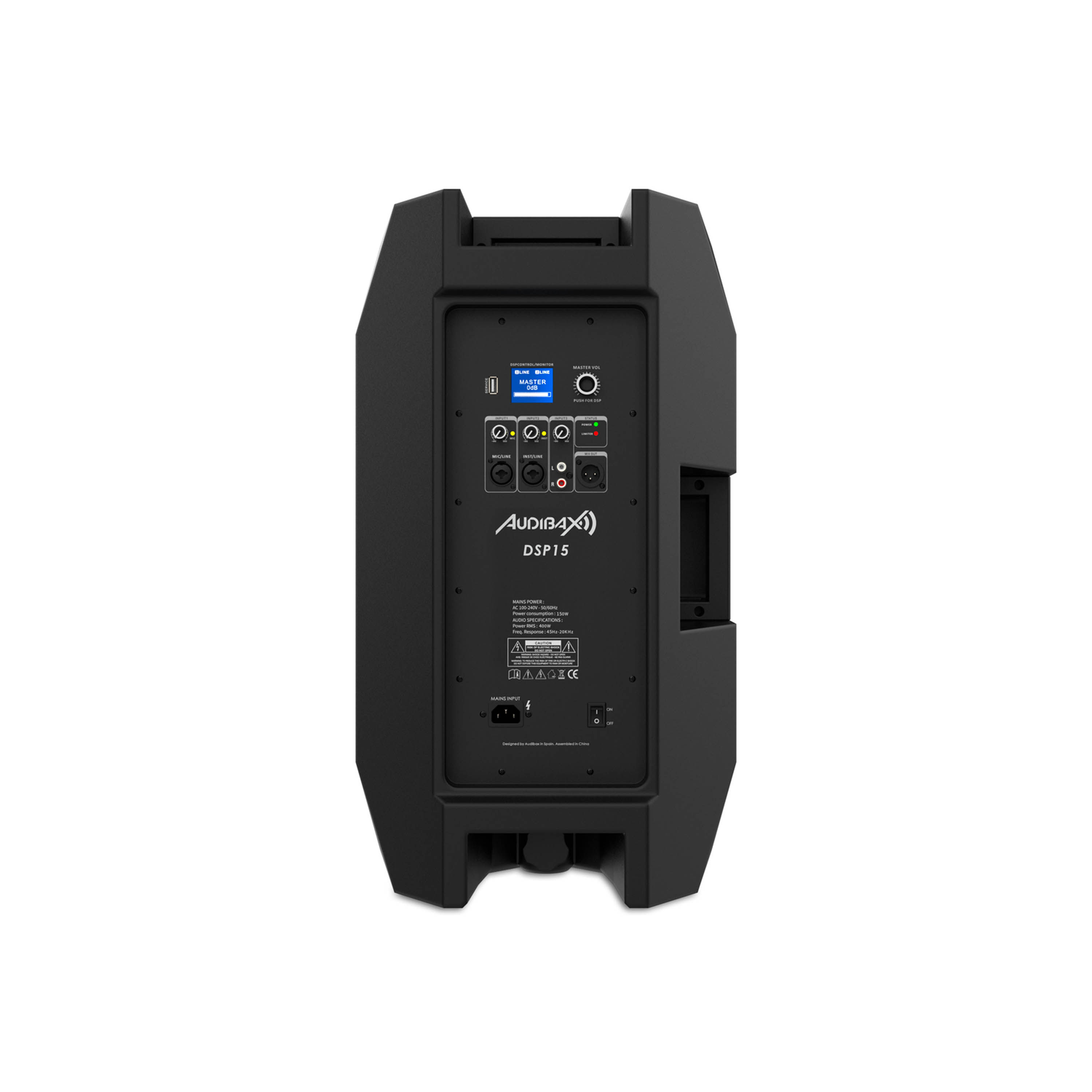 Caja activa Audibax 15" DSP 15 400 W RMS foto 4